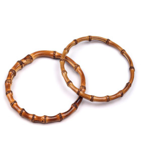 BAMBOO HANDLES FOR BAGS Ø15 cm (PAIR)