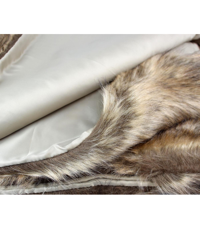 First quality faux fur stole