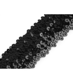 Elastic sequin trimming braid 45 mm. x 1 mt.