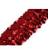 Paillettenborte breite 45 mm. elastisch x 1 mt.