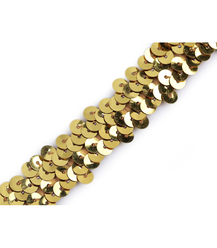 Paillettenborte Breite 20 mm elastisch