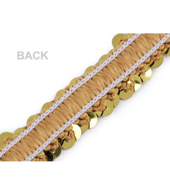 Paillettenborte Breite 20 mm elastisch