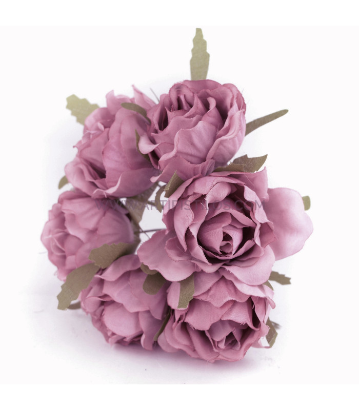 FABRIC FLOWER BOUQUET (6 PCS) "MALMO"