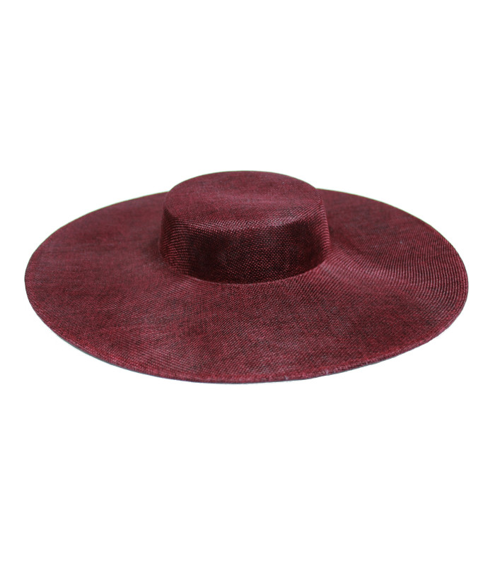 Chapéu Canotier com Copa Baixa "SAMIRA"
