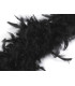 Turkey feather boa, length 1.8m, weight approx. 60g.