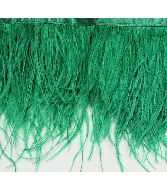 OSTRICH FEATHERS FRINGE - 2 PLY. FIRST QUALITY - 10 CMS.