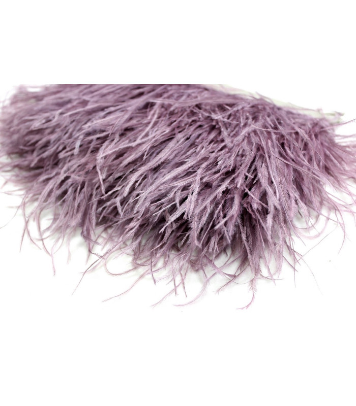 OSTRICH FEATHERS FRINGE - 2 PLY. FIRST QUALITY - 10 CMS.