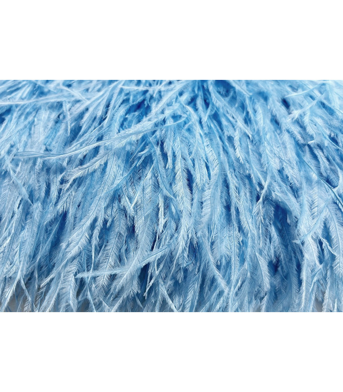 OSTRICH FEATHERS FRINGE - 2 PLY. FIRST QUALITY - 10 CMS.