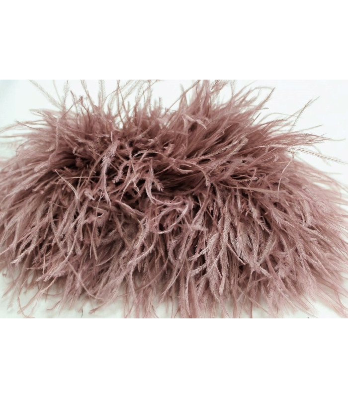 OSTRICH FEATHERS FRINGE - 2 PLY. FIRST QUALITY - 10 CMS.