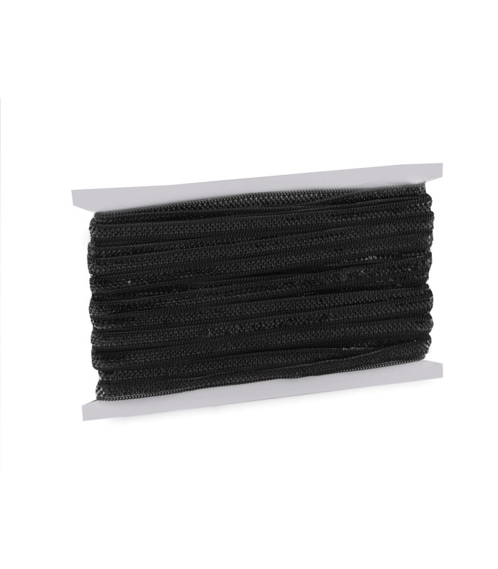 Pasamanería con pedrería - ancho 9 mm x 1 metro - Termoadhesiva