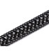 Pasamanería con pedrería - ancho 9 mm x 1meter - Termoadhesiva