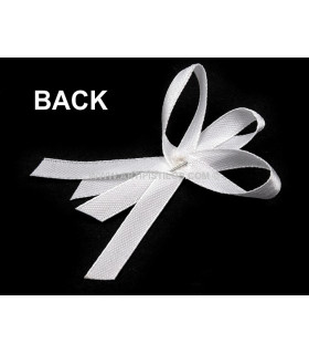 Lazo De Raso 5 Cms. Blanco - cintas