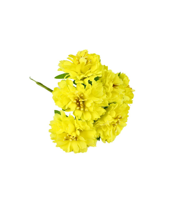 FABRIC FLOWER BOUQUET (6 PCS) "ALMELO"