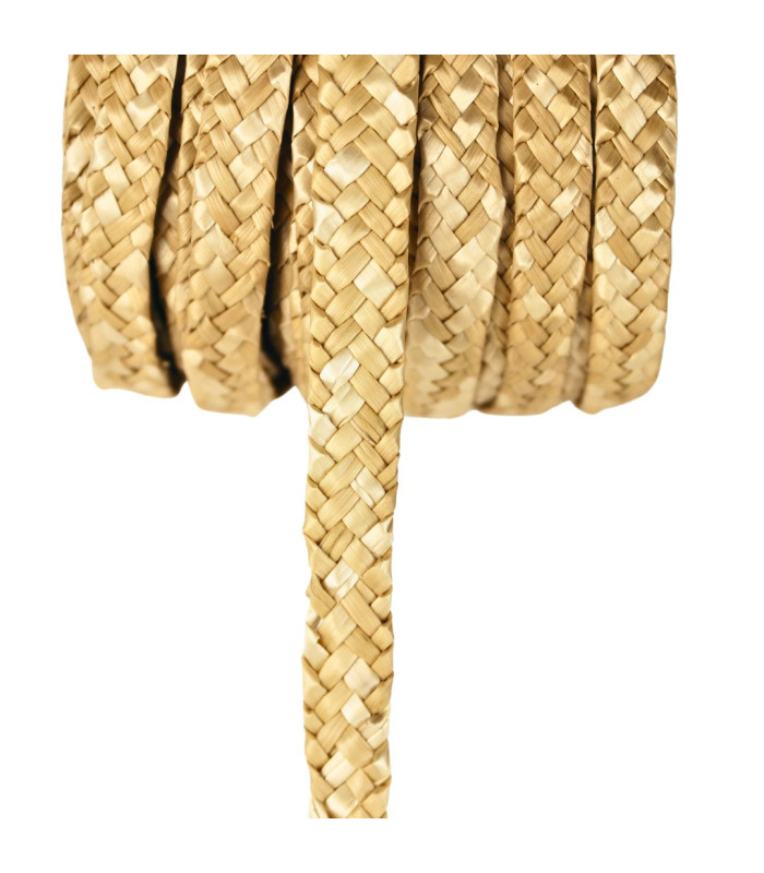 Cinta de Paja Natural Trenzada "Turbine" - 10-12 mm x 1 m