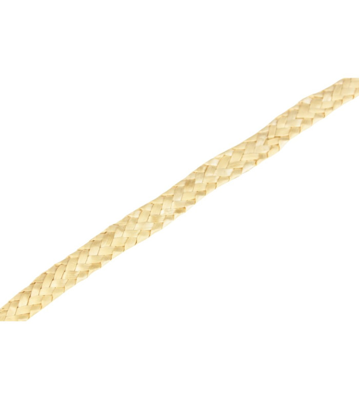 Braided Natural Straw Ribbon "Stedelijk"  7-10 mm x 1 m