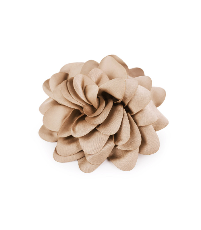 Flor Decorativa de Cetim com 10 cm de Diâmetro