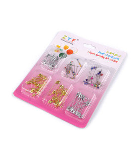 Sewing Pins and Safety Pins Set