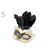 MASCARA DE CARNAVAL "GLITTER & FEATHERS"