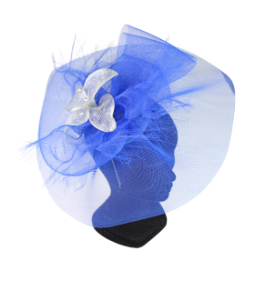 "ZAFIRO" Horsehair headpiece with netting