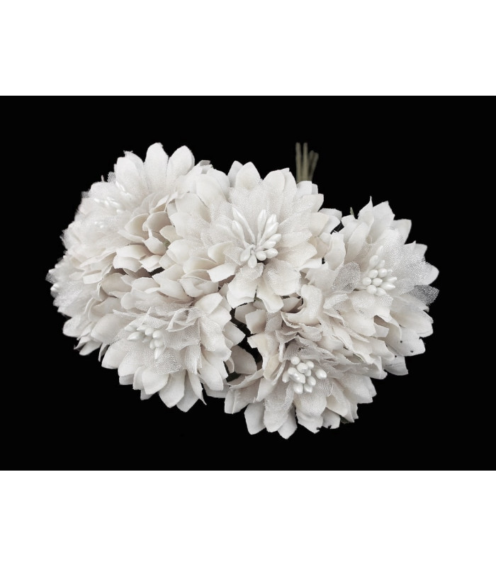 BOUQUET 6 FABRIC FLOWERS
