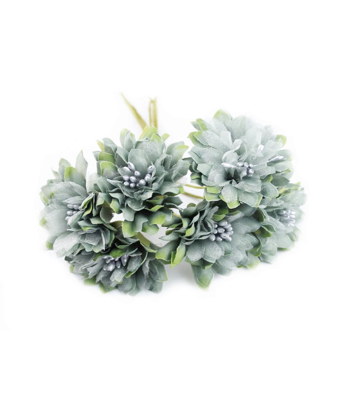BOUQUET 6 FABRIC FLOWERS