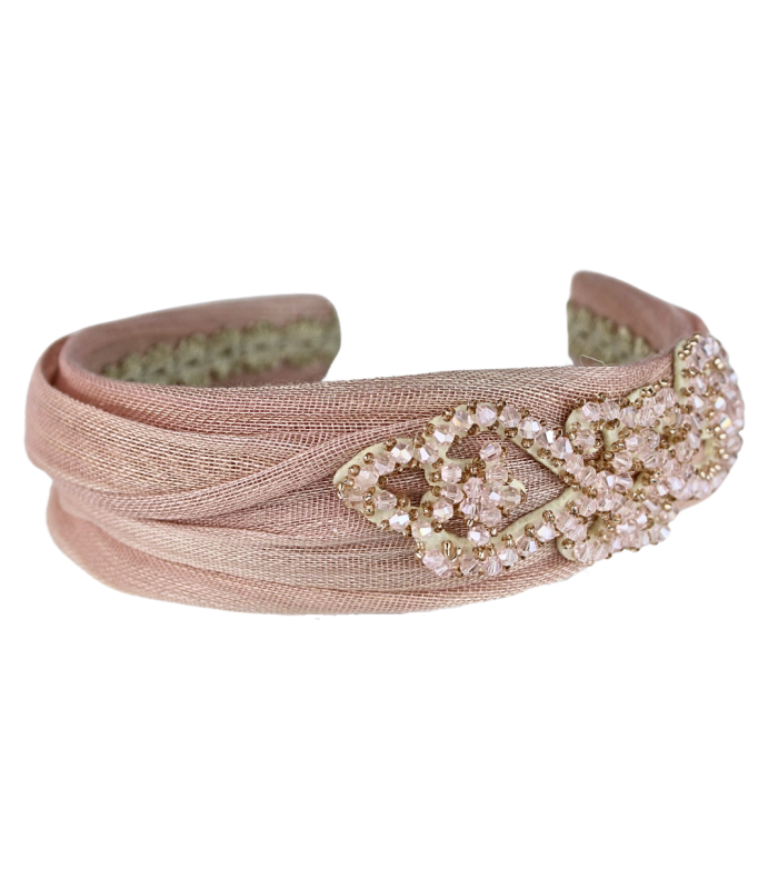 SINAMAY SILK 'ECLIPTA' HEADBAND