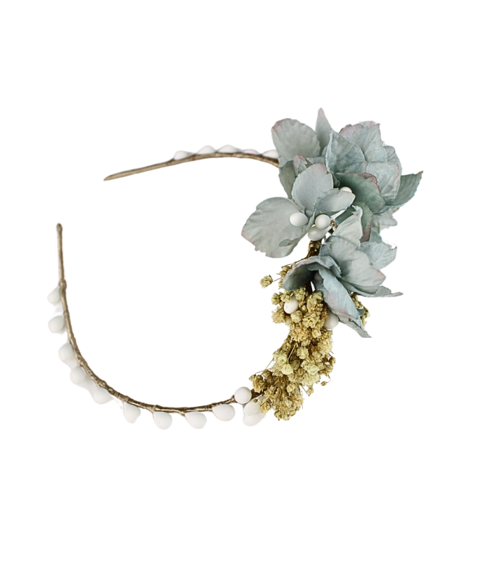 FABRIC FLOWER CHILDREN'S HEADBAND