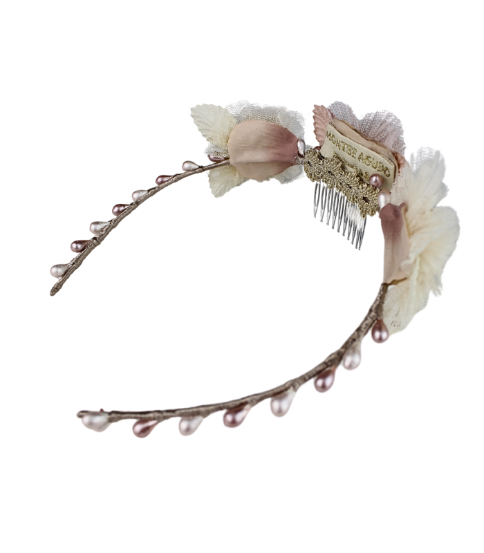 TULLE FLOWERS CHILDREN'S TIARA