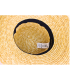 SOMBRERO DE PAJA TRENZADA AJUSTABLE
