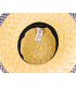NATURAL BRAIDED STRAW HAT (ADJUSTABLE)
