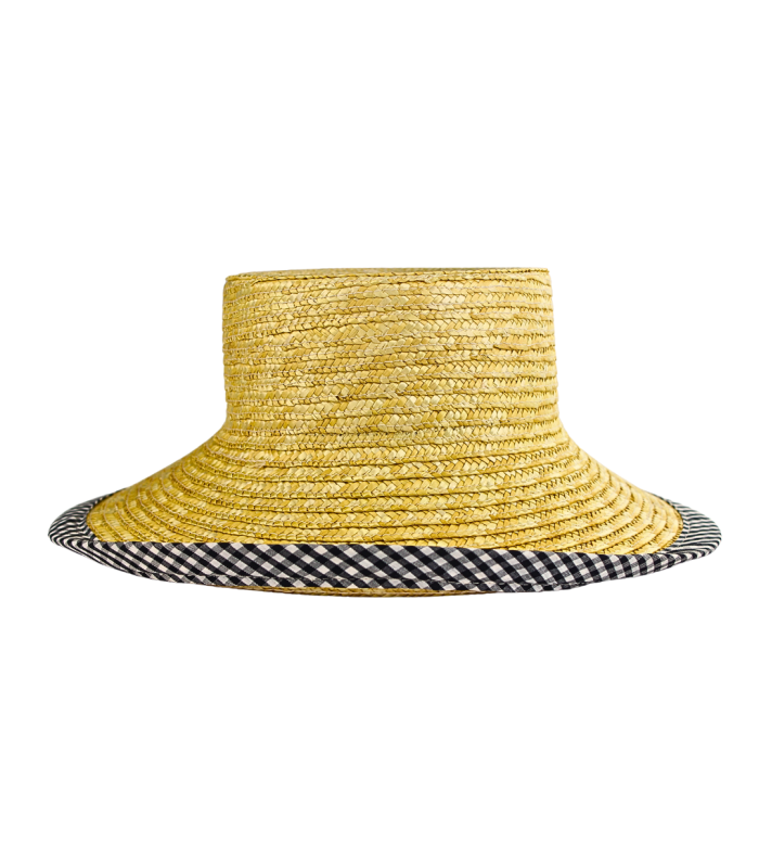 SOMBRERO DE PAJA NATURAL TRENZADA AJUSTABLE