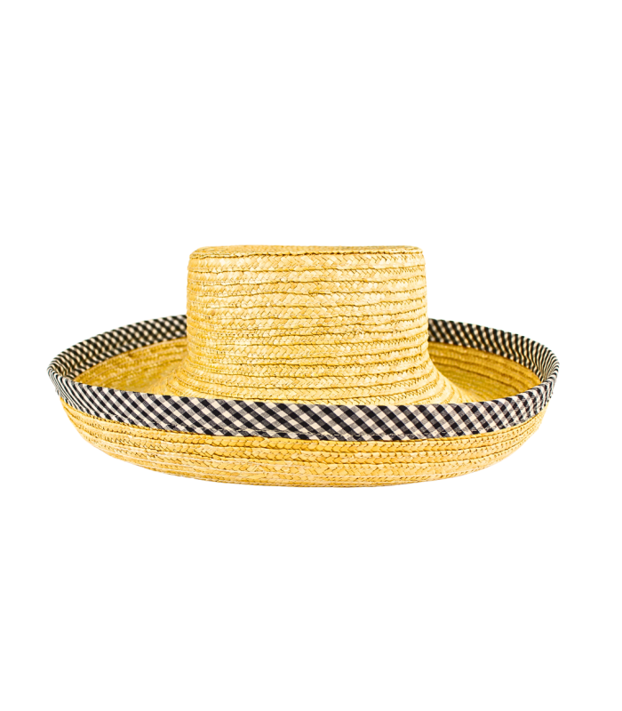 SOMBRERO DE PAJA TRENZADA AJUSTABLE