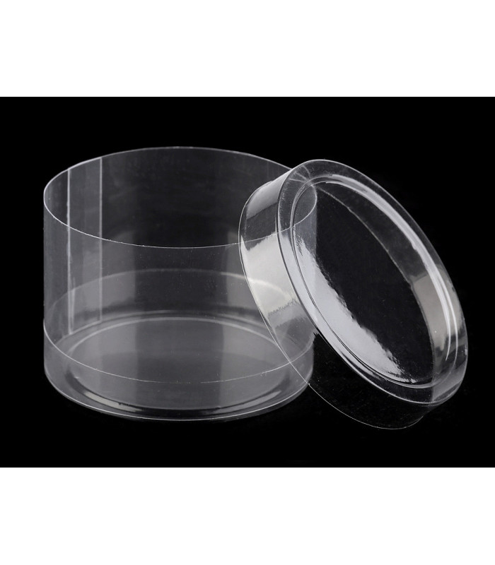 CAJA DE PLASTICO 7,4 cm x 5,2 cm