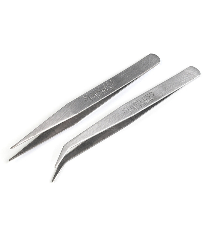 METAL TWEEZERS WITH A LENGTH OF 12.5 CM