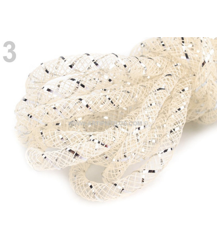 TUBULLAR CRIN WITH LUREX 4,5 MM.