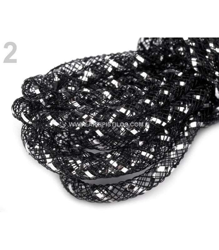 TUBULLAR CRIN WITH LUREX 4,5 MM.