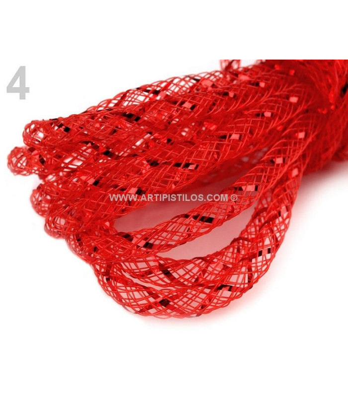 TUBULLAR CRIN WITH LUREX 4,5 MM.