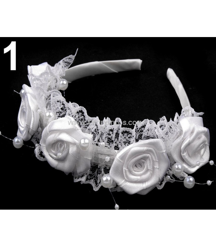 ALICEBAND WITH FLOWERS