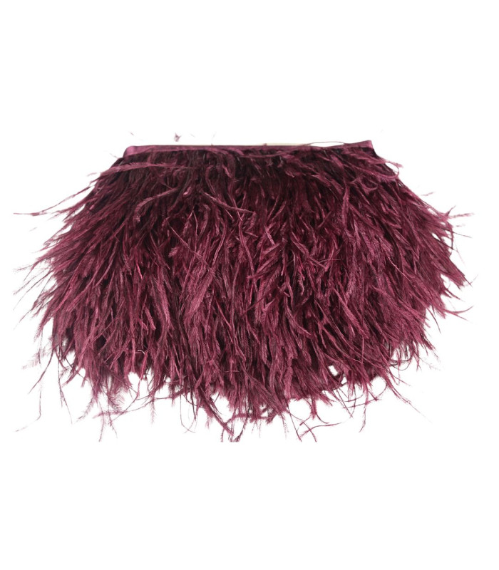 OSTRICH FEATHERS FRINGE - 2 PLY. FIRST QUALITY - 10 CMS.