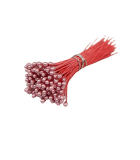 PISTILO PEROLIZADO GROSSO BASE VERMELHA/ESTAMBRE VERMELHO