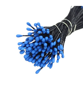 PISTILO MATE FINO 2 FLANCOS ESTAMBRE PRETO / ANTERA AZUL