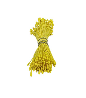 FINE MATT STAMEN 2 SIDES YELLOW/YELLOW