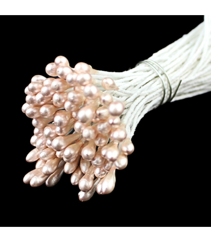 PAQUETE 80 PISTILOS PERLADOS 3 mm.