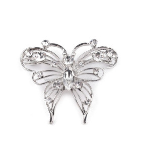 BUTTERFLY BROOCH 40 X 60 MM.