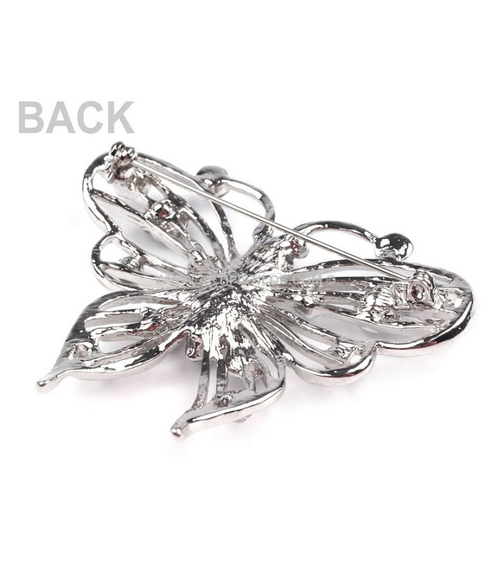 BUTTERFLY BROOCH 40 X 60 MM.