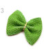 BOW 55 X 70 MM. FABRIC JUTE