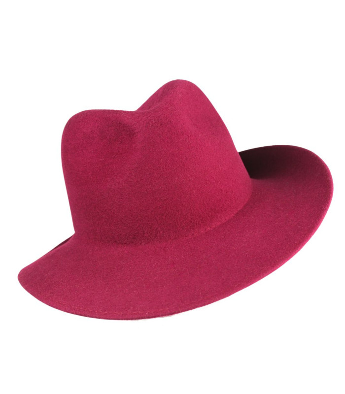 CHAPÉU FEMININO DE FELTRO - INDEFORMÁVEL
