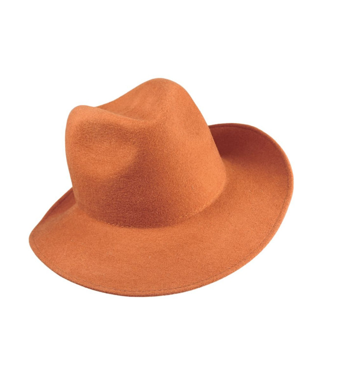 CHAPÉU FEMININO DE FELTRO - INDEFORMÁVEL