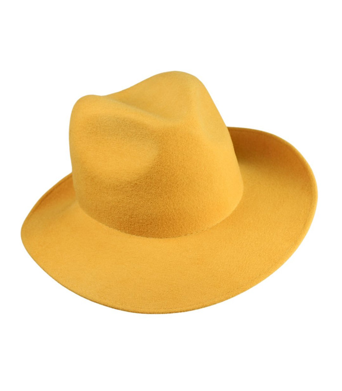 CHAPÉU FEMININO DE FELTRO - INDEFORMÁVEL