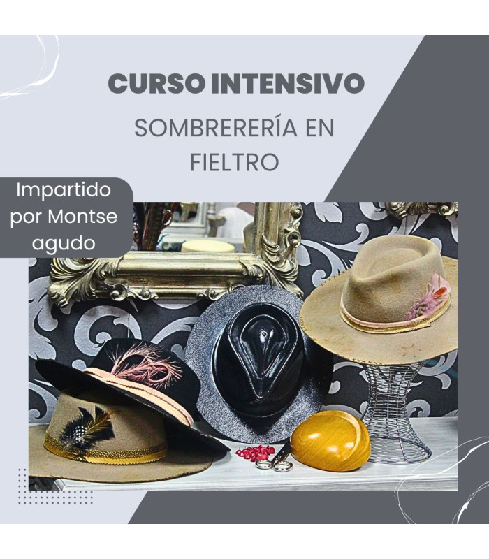 Curso Intensivo de Sombrerería en Fieltro: Técnicas Avanzadas y Alta Costura